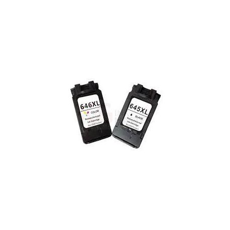 2-Pack Canon PG-645XL, CL-646XL [Black + Colour] compatible Ink Combo